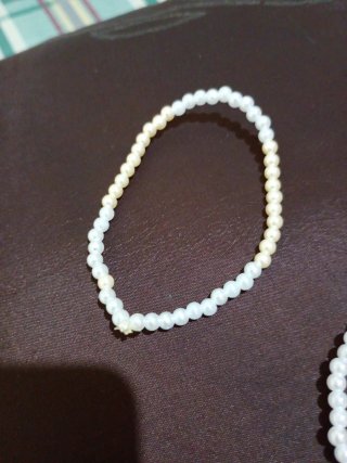 Pulseras de perlas blancas - Venta por unidad