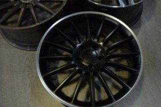 Llantas Mercedes C63 AMG W204 Negro Satinado