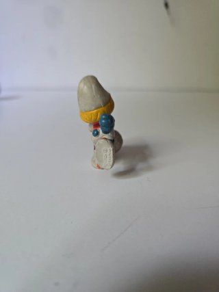 Statuetta Vintage Puffo Calciatore