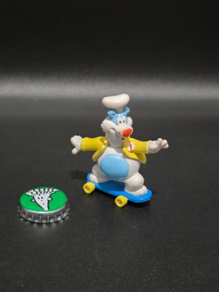 Lote di 9 figure Flunchy Flunch in PVC, personaggi diversi, promozionale