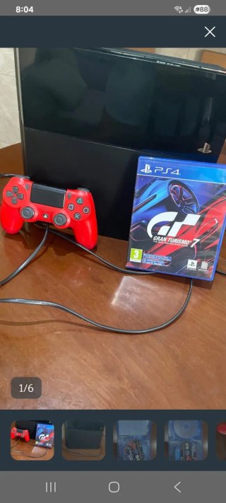 Mando PS4 Sony Rojo