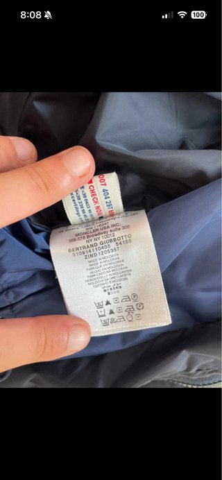 Chaqueta Moncler Azul