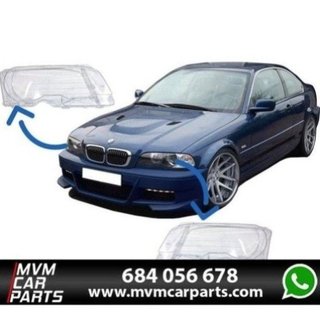 Tulipas cristal de faros BMW Serie 3 E46 Coupe y C