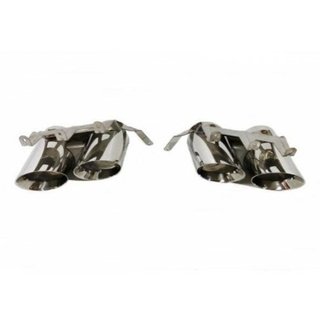 Cola de Escape Ford Mustang GT500 Plata
