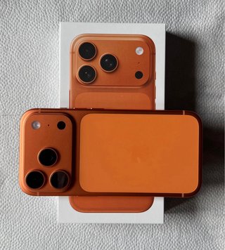Teléfono Iphone 17 Pro, Apple Naranja