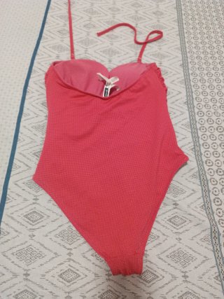 Bañador Rojo/Rosa Talla L