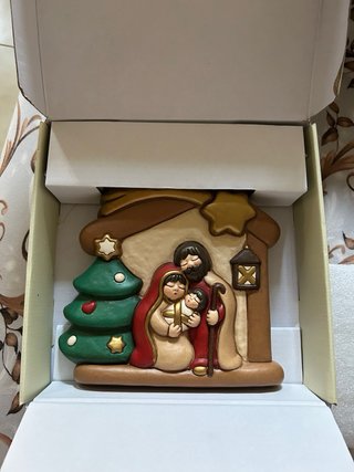 Presepe Thun Sacra Famiglia con Albero