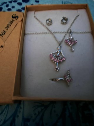 Conjunto Joyas Bailarina Claire's nuevo.