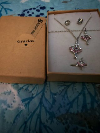 Conjunto Joyas Bailarina Claire's nuevo.