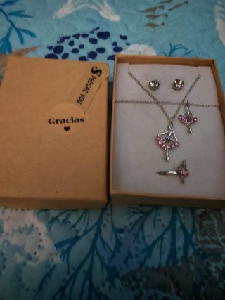 Conjunto Joyas Bailarina Claire's nuevo.