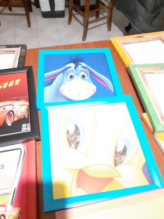 Quadretti Disney Cars e Winnie Pooh