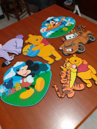 Quadretti Disney Cars e Winnie Pooh