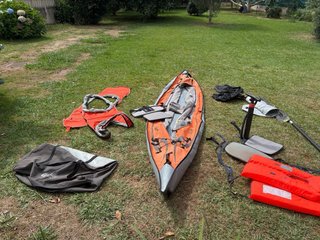 Kayak inflable de altas prestaciones