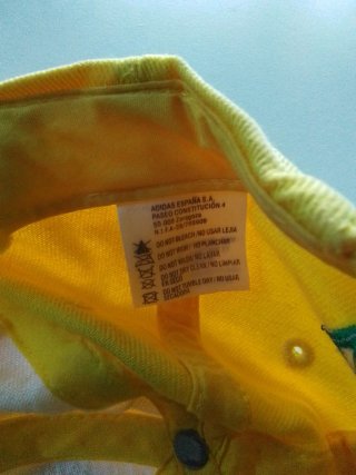 Gorra Adidas Brasil Amarilla