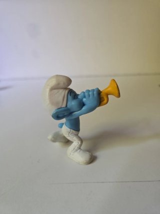 Puffo Trombettista Schleich Originale