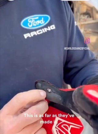 Guantes Carlos Sainz Firmados Dakar Sparco