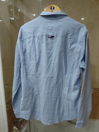 Camisa Tommy Jeans Azul XL sin estrenar,rebajado