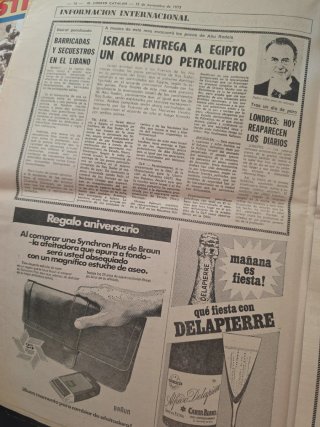 Periódico El Correo Catalán 15 Nov 1975