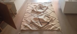 Alfombra y 2 fundas cojínes