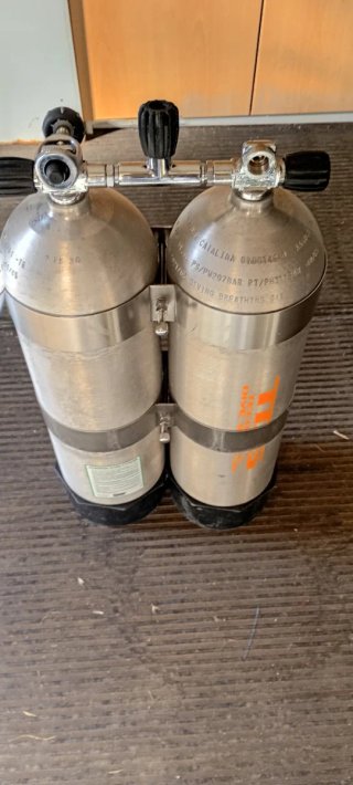 Botella Buceo Aluminio 11L Submarinismo