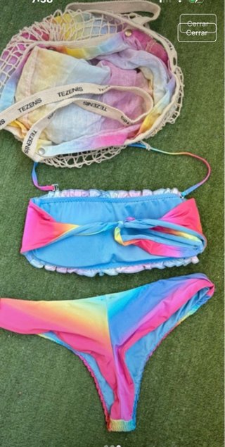Bikini completo y bolso Tezenis multicolor