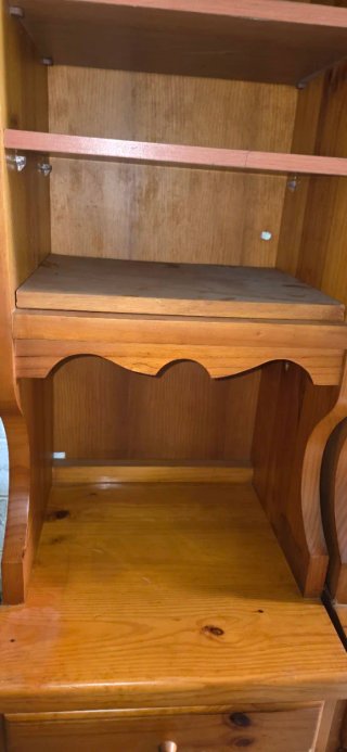 Conjunto 2 Muebles Aparador Madera