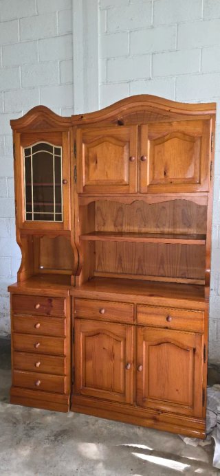 Conjunto 2 Muebles Aparador Madera