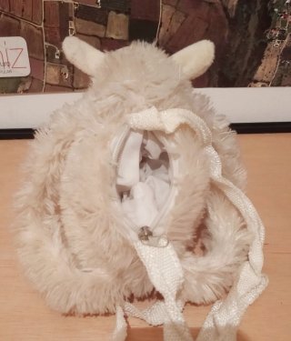 Bolsito Ovejita de Peluche Vintage
