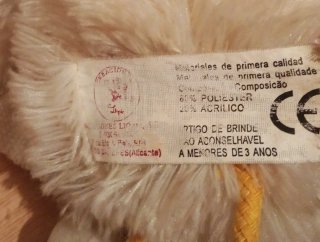 Bolsito Ovejita de Peluche Vintage