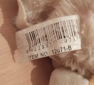 Bolsito Ovejita de Peluche Vintage