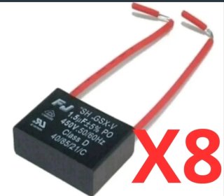 8 Condensadores CBB61 1.5µF 450V