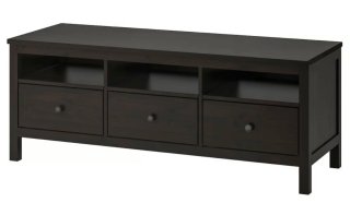 Mobile TV Hemnes Ikea Nero