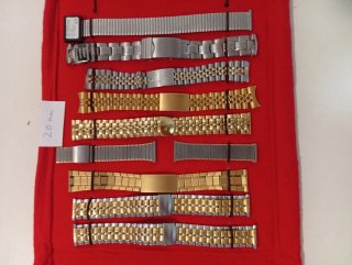 Lote 16 Correas Acero Inoxidable Reloj