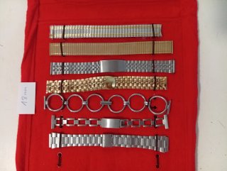 Lote 16 Correas Acero Inoxidable Reloj