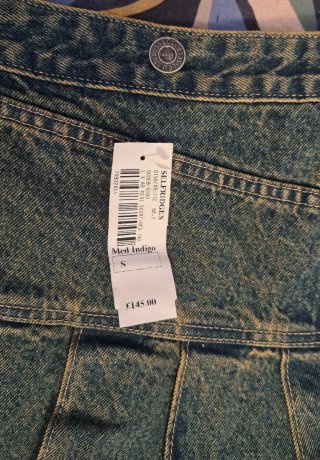 Falda vaquera Levi's plisada