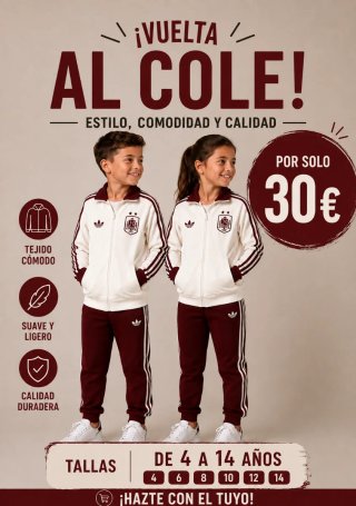 Chándal Adidas 2 Estrellas Infantil