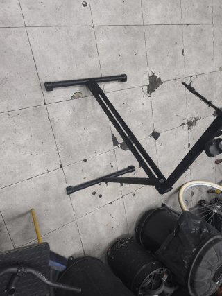 Caballete para bicicleta de carretera