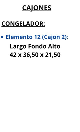 Cajón Medio Congelador Nevera Indesit LI8 FF I