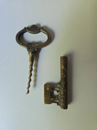 Cavatappi Vintage Bronzo Decorato