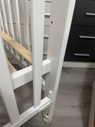 Cuna bebé blanca poco uso