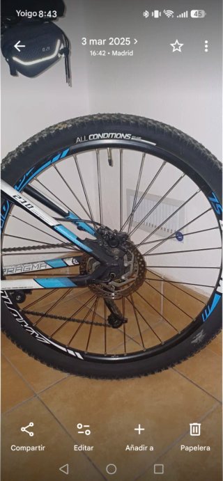 Bicicleta MTB Coluer Pragma,talla S,13,8-14,2 kg