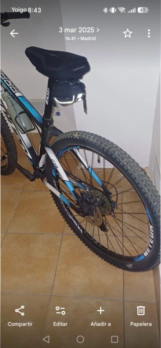 Bicicleta MTB Coluer Pragma,talla S,13,8-14,2 kg