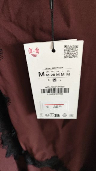 Vestido Zara encaje asimétrico M