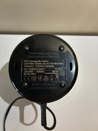 Molinillo Café Eléctrico Bosch Negro