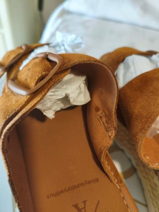 Sandalias POPA serraje plataforma