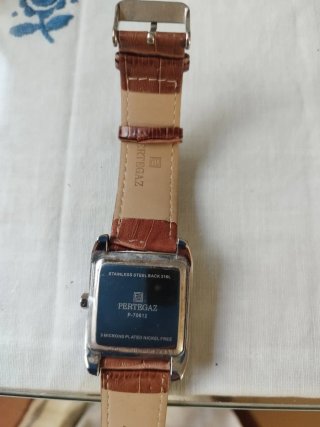 Reloj Pertegaz Unisex Nuevo Marrón/Plata