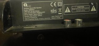 Barra de Sonido 1byone Negra y Gris