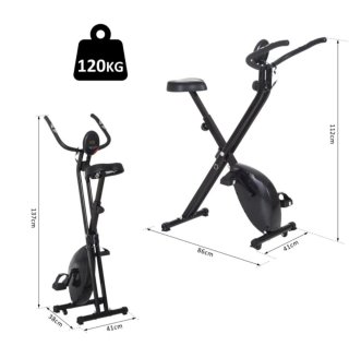 Bicicleta Estática Fitness X-Frame HomCom