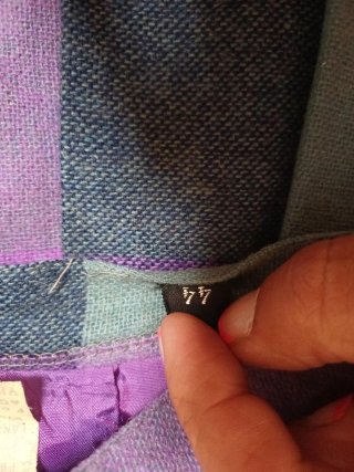 Gonna vintage a quadri anni '80