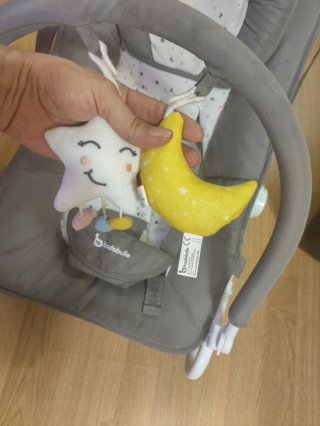 Hamaca Bebé Badabulle Gris Estrellas
